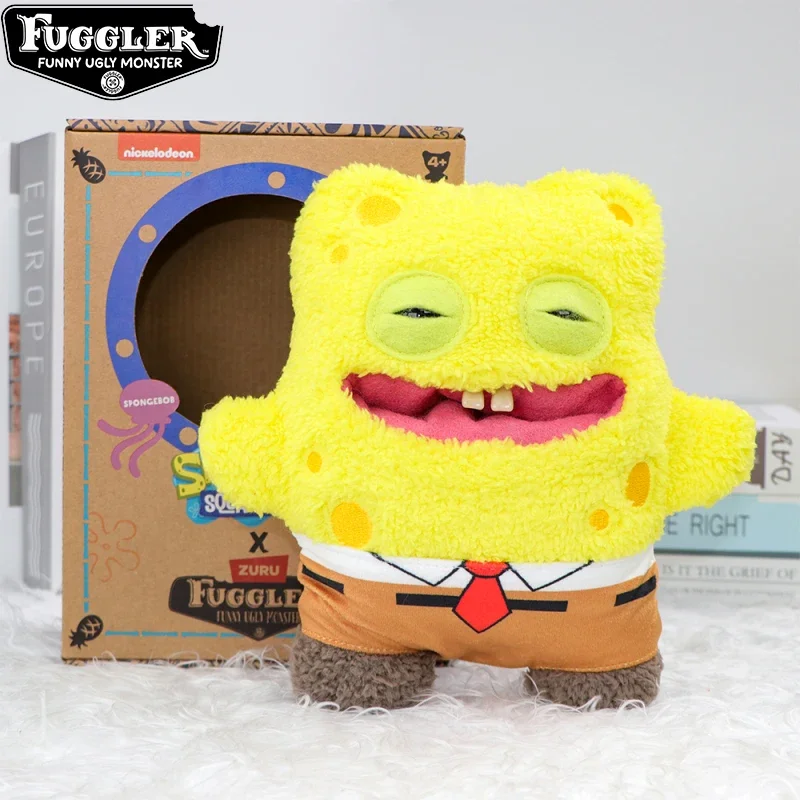 スポンジ・ボブ　SquarePants X ZURU Fuggler ぬいぐるみ 100% オリジナル Fuggler スポンジボブスクエアパンツパトリックスター