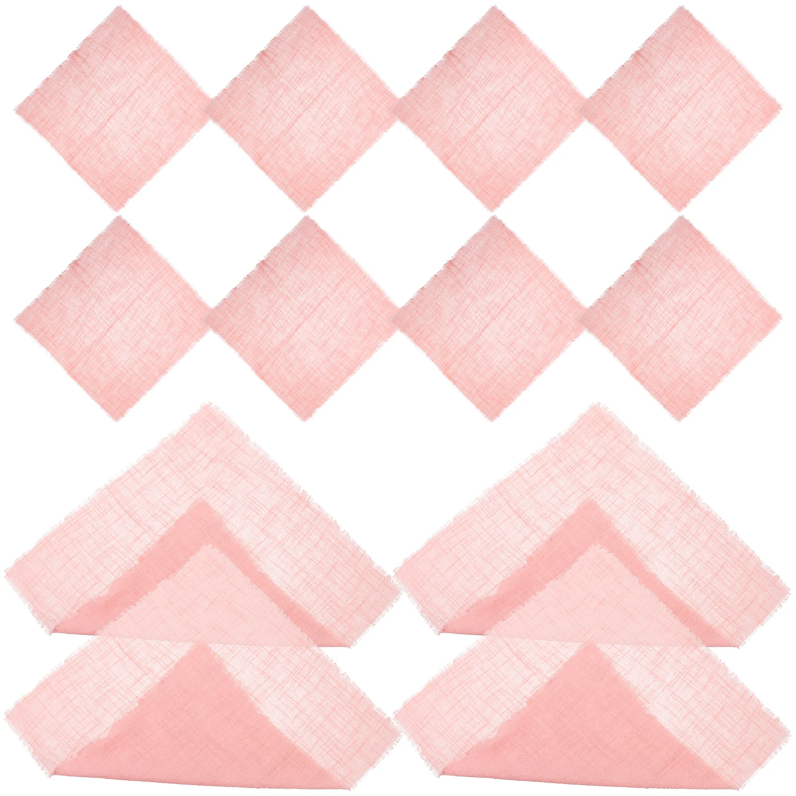

12 Pcs Cotton and Linen Napkin Tablecloth Wedding Party Decorations Dinner Napkins Washable Wrinkle for Weddings Serviette