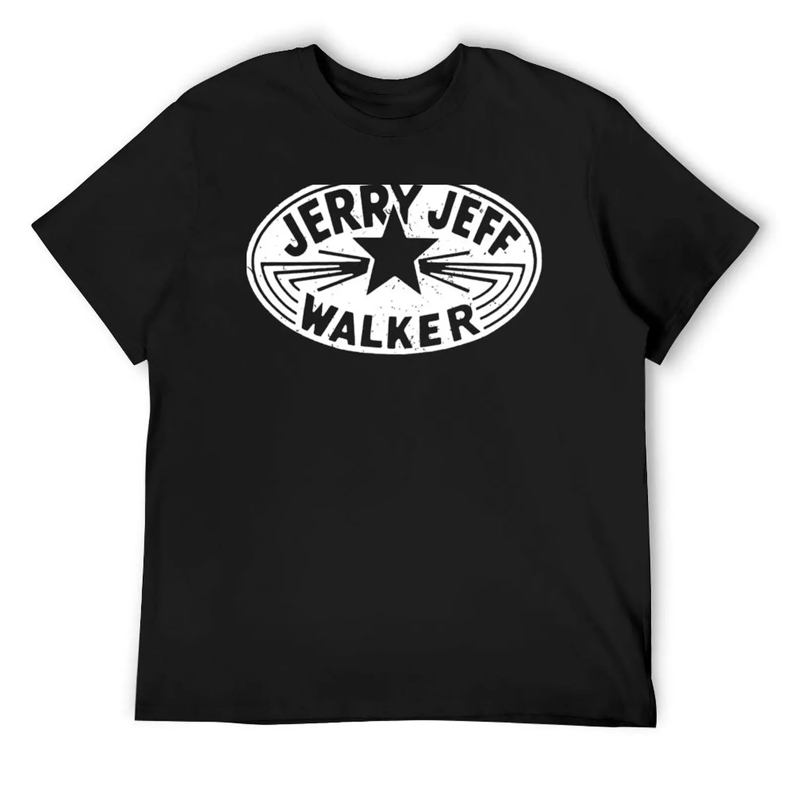 Jerry Jeff Walker white vintage logo T-Shirt tops customizeds blanks cute clothes funny t shirts men