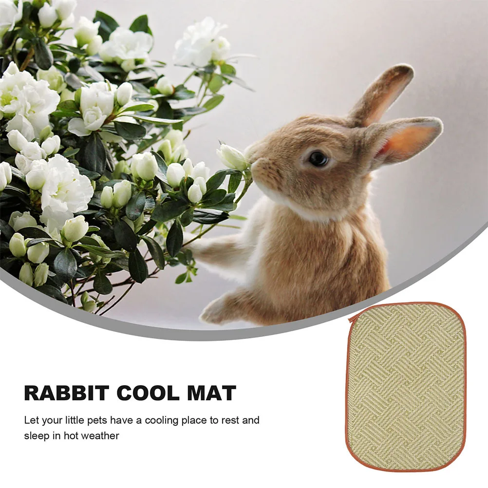 

Breathable Summer Pet Cooling Mat Rabbit Hamster Pad Small Pet Cooling Sleeping Mat Guinea Pig Nest Small Hamster Bed