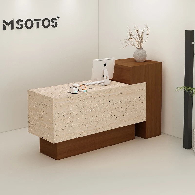 

Hair Salon Cashier Reception Desk Counter Decorations Modern Reception Desks Luxury Simple Modern Aesthetic Office Furniture