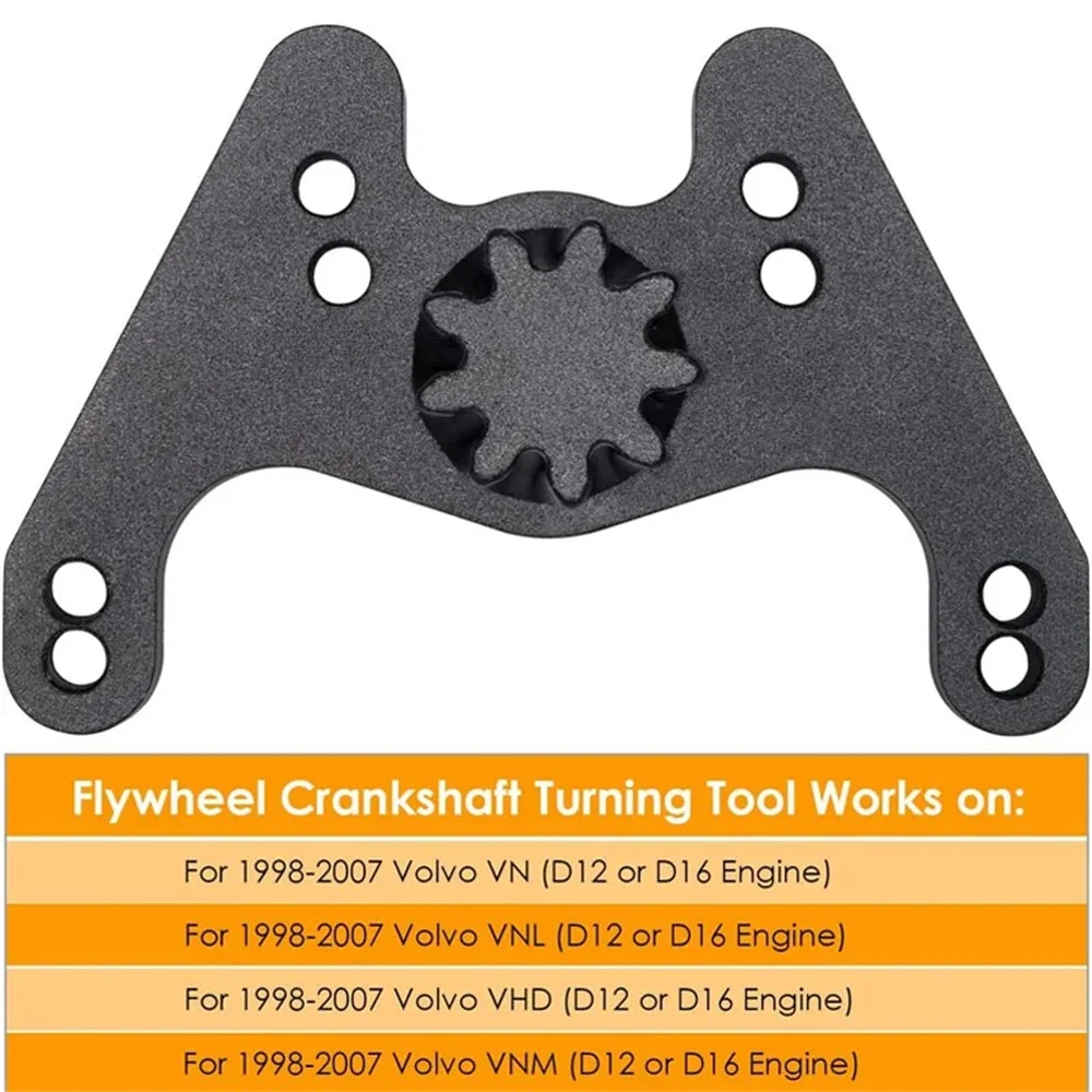 Replace 9996956 9996620 Crank Flywheel Crankshaft Turning/Barring Tool for Volvo D12, D16 1998-2007 Engines & Mack Truck Repair