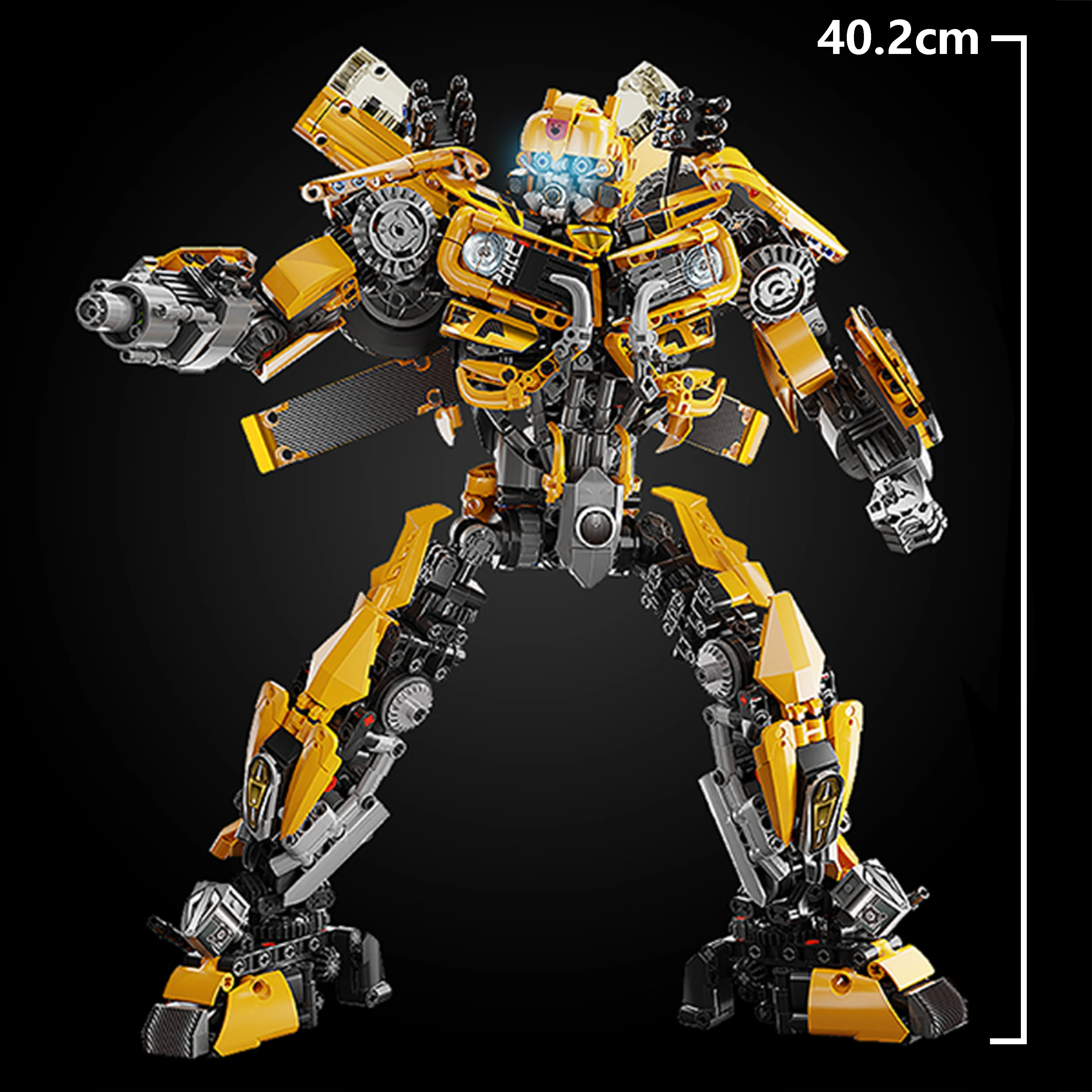 1831PCS Bumblebee B-127 Actionfigur-Baustein-Set, DIY Mecha-Modellbausatz, inspiriert von Movie Hero, kreatives Sammlergeschenk