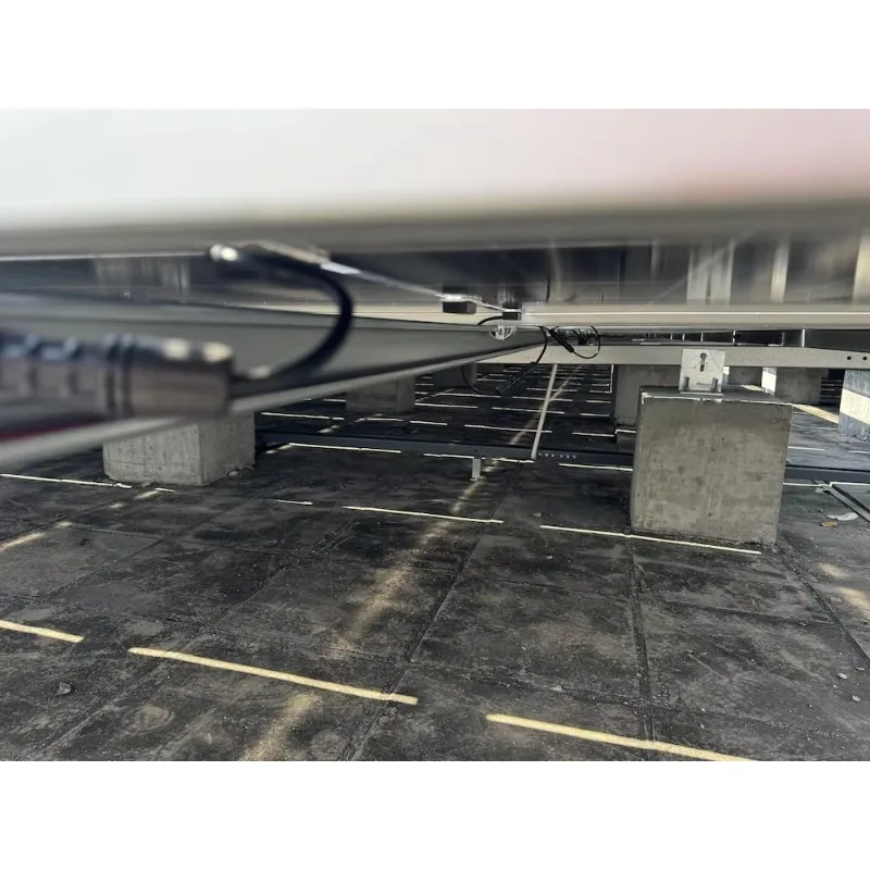Ground Mount Solar Racking System Hot-Dip Galvanized Steel Structure 60m/s Wind Load 1.4kN/m Snow Load Framed/Frameless - Detail 1