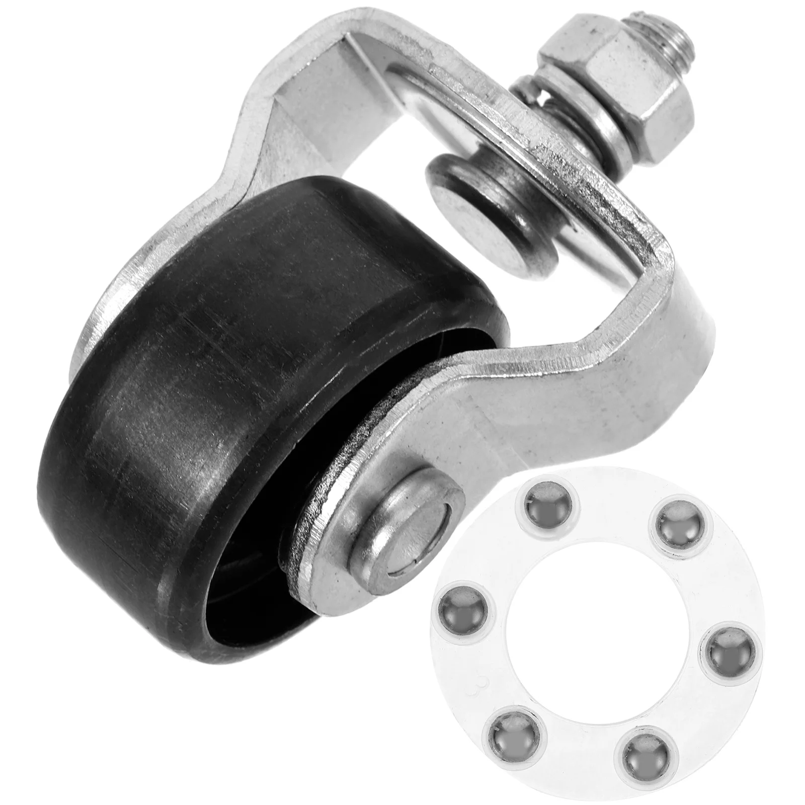 Component Jack Front Wheel Heavy Duty Trailer Casters Wheels Steel Floor Parts Replacement