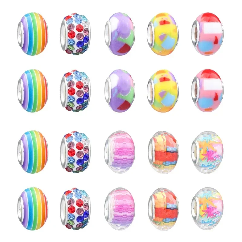 Zestaw do tworzenia biżuterii dla dziewczynek, rękodzieło, koraliki, unikalne bransoletki z koralików, zabawki, zestaw do samodzielnego tworzenia biżuterii dla dzieci, prezent.