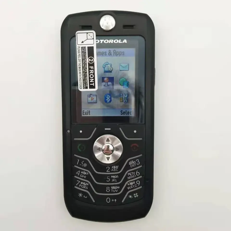 Refurbished Motorola L6 Original L6 Detachable Battery 820mAh Cell Phone Wholesale Free shipping - 5