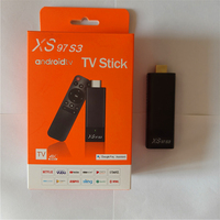 XS97 S3 Smart TV Stick 4K HDR TV Receiver 2.4G 5G Dual Wireless WiFi Android 10.0 OS Media Player Set Top Box Allwinner H313 CPU