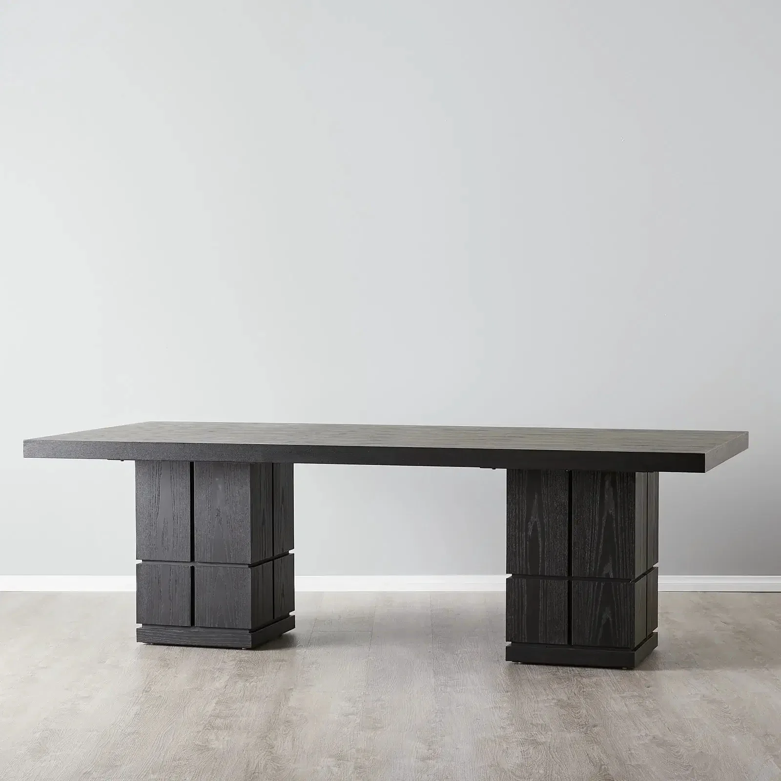 New Chinese solid wood dining table simple high sense rectangular dining table large board table work desk