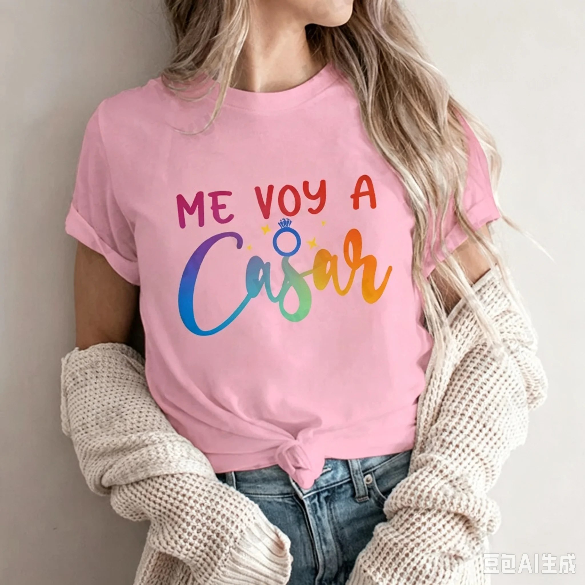 Spanish Girls Single Farewell Must-Haves: Equipo De La Novia & Future Bride T-shirts Women Clothing for Bridal Wedding Party
