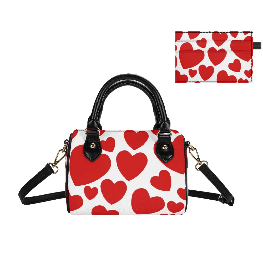 

High-Quality Love Package Large Capacity Party Style Travel Large Capacity Party Style Cute Summer Pu Women'S Handbag