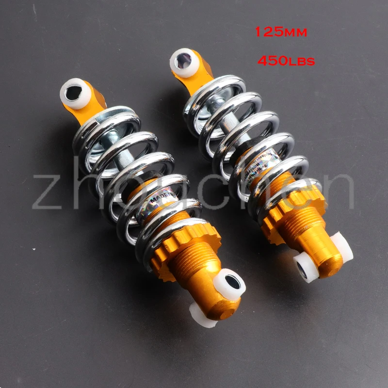 

2pcs 125mm 450lbs Rear Shock Absorbers Spring For Electric bicycle Scooter,E Bike Spring 8mm Rear Shocks Universal