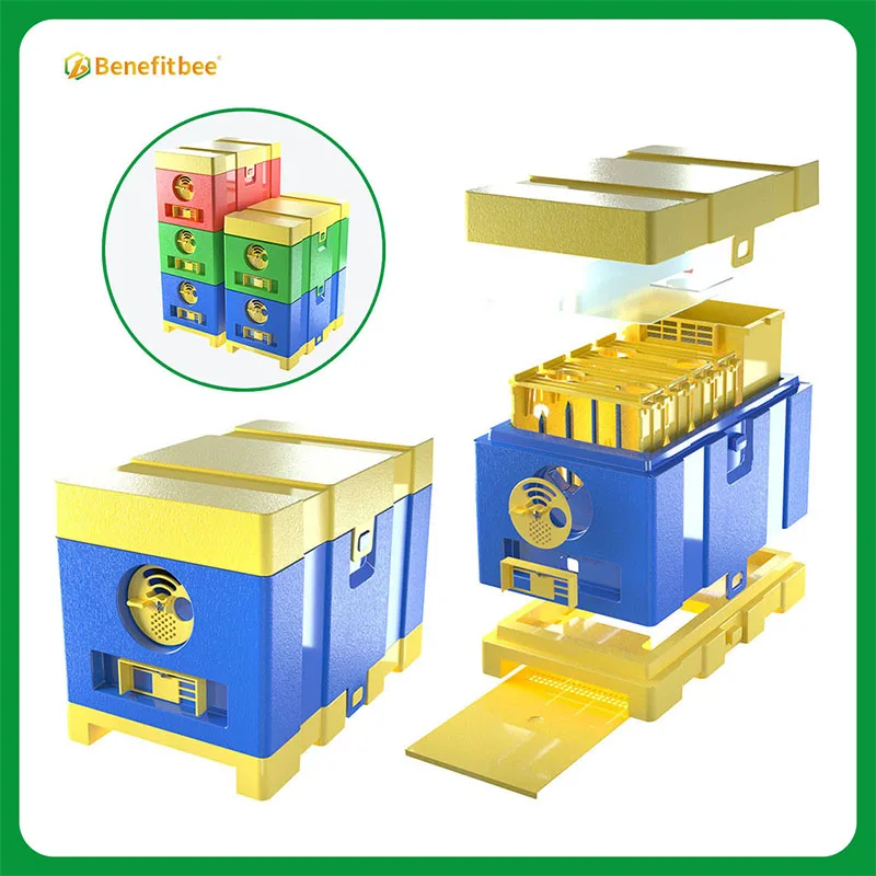 Beekeeping equipment Beehive frame holder with honey filter tank