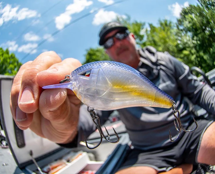 

ARK New CT57 Shallow Square Tongue Plate Fat Man, Musta KVD Custom Hook, Far Throw Lure Fake Bait Hard