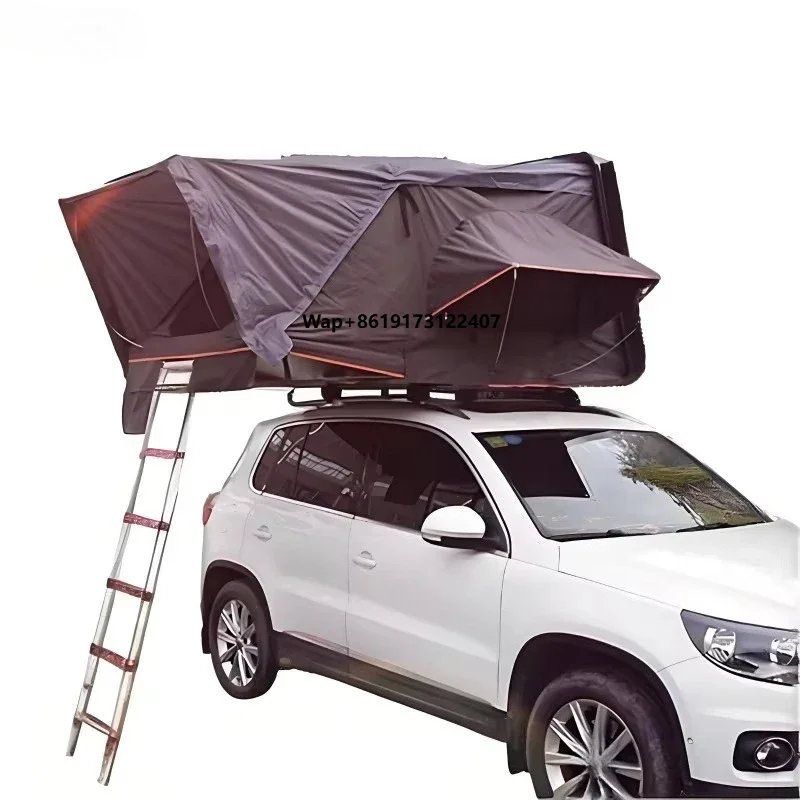 

Custom 4-Person Hard Shell Aluminum Car Roof Top Tent for Travel and Camping Made for Car Rooftops