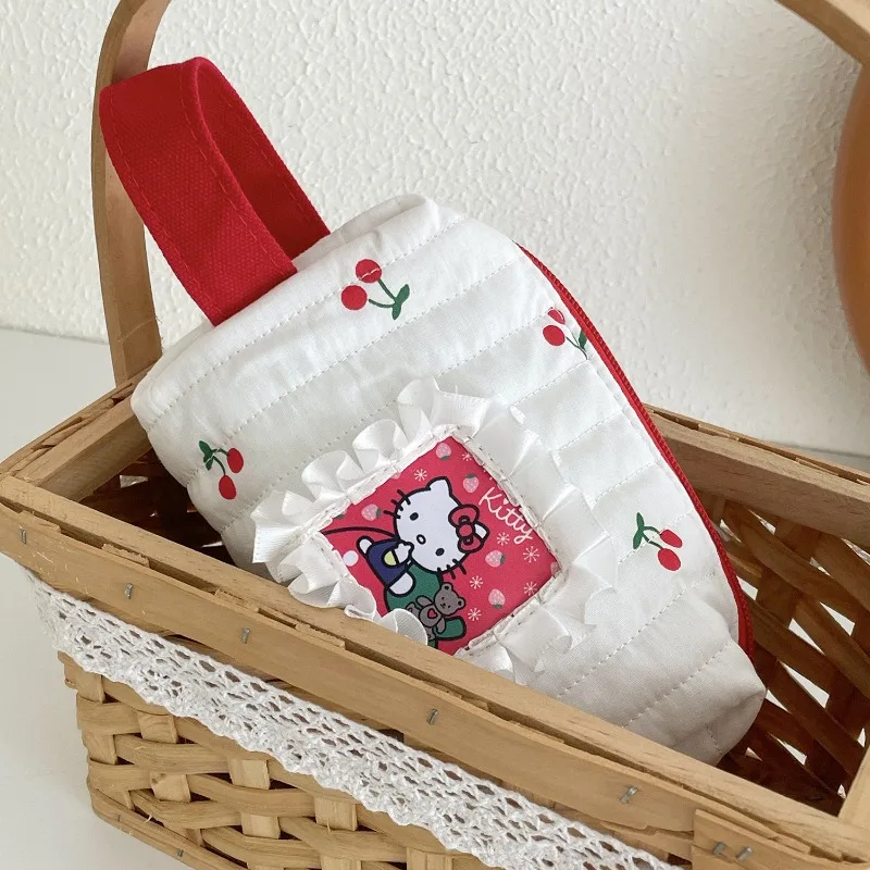 

Hello Kitty косметичка портативная косметичка мультяшный органайзер для макияжа Kawaii женская косметичка дорожная косметичка для хранения