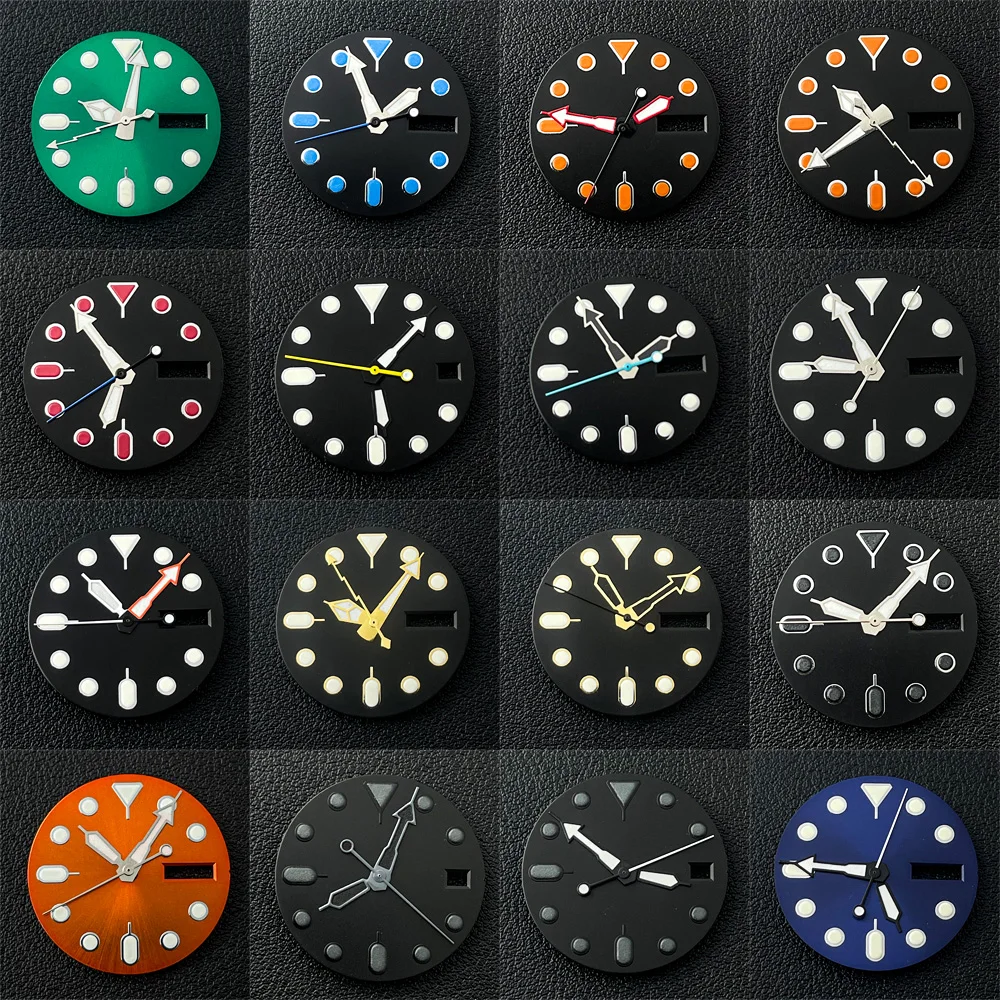 Luxury Watch With Green Dial - Suitable for 28.5mm NH35/36 High-Quality Dial
