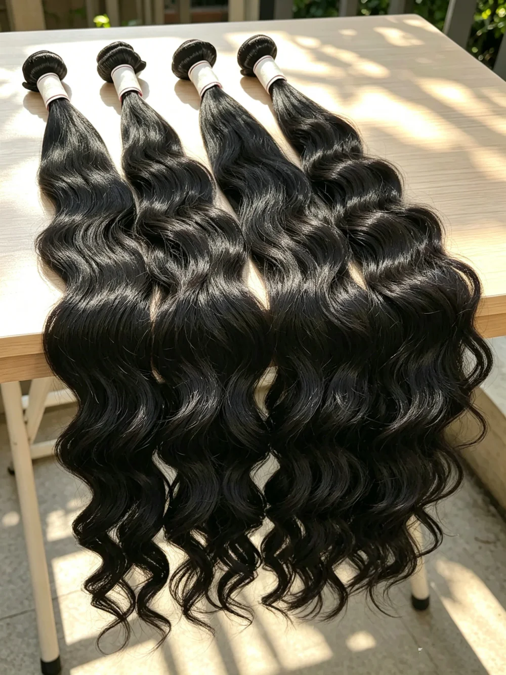 

1/3/4/5 Bundles Human Hair Water Wave Brazilian Virgin Weave Bundles Extensions Natural Black Color Body Wave Bundles Human Hair