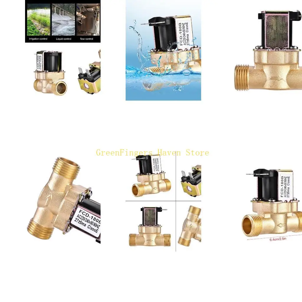 F68D AC220V Integration Faucet Solenoid for Valve Control Switch Normally Closed G1/2