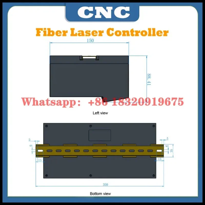

CNC Original Fiber Laser Controller Ruida RDC6563F Auto-calibration Three Axis Control for 1064nm Fiber Cutting Machine