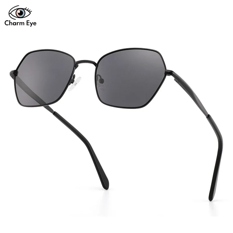 2025 جديد النساء النظارات الشمسية موضة ريترو مضلع المعادن شخصية في الهواء الطلق اليدوية الرجال القيادة نظارات شمسية مستقطبة UV400 #2