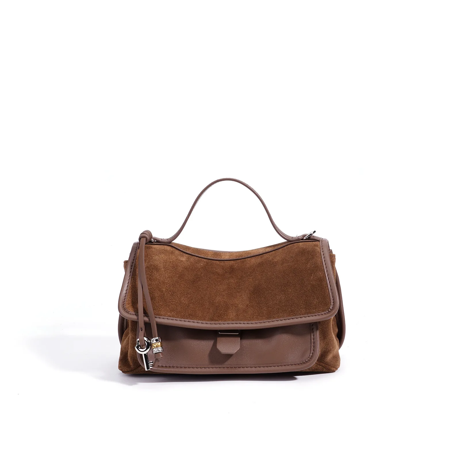 NIKI BAGS cowhide suede autumn-winter vintage handbags high-quality flap luxury casual cross-body bags High-quality  bag