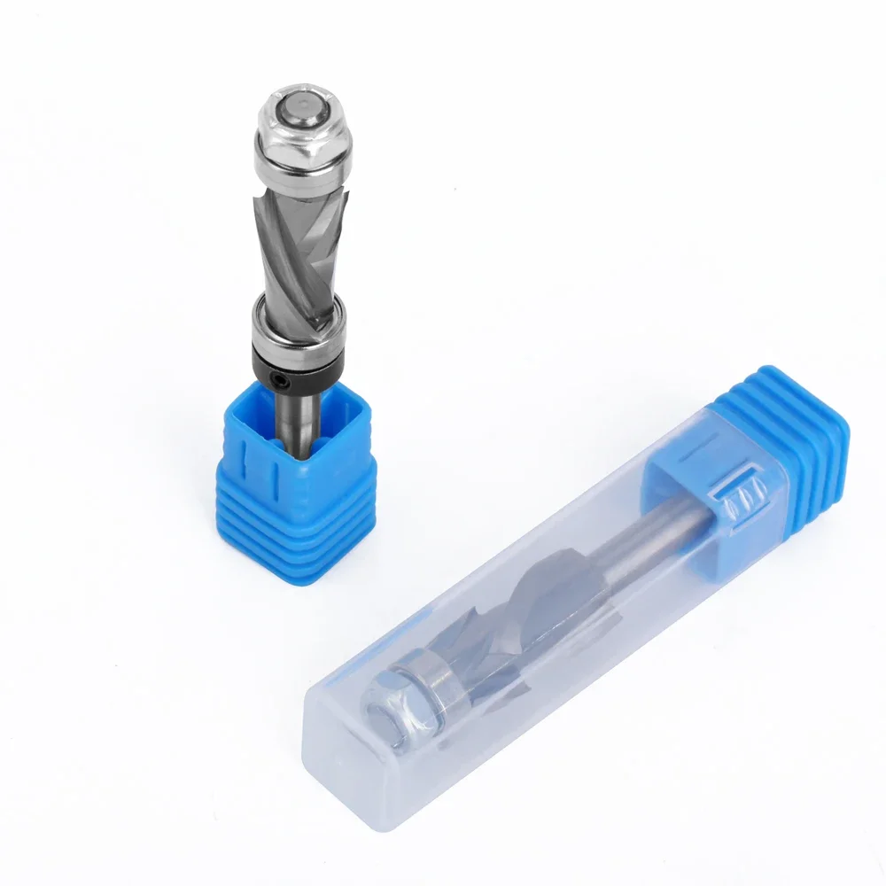 Imagem -05 - Lavie-cnc Router Bit para Carpintaria Shank Bearing Ultra-perfomance Compressão Flush Trim Carboneto Sólido End Mill 1pc Z07a