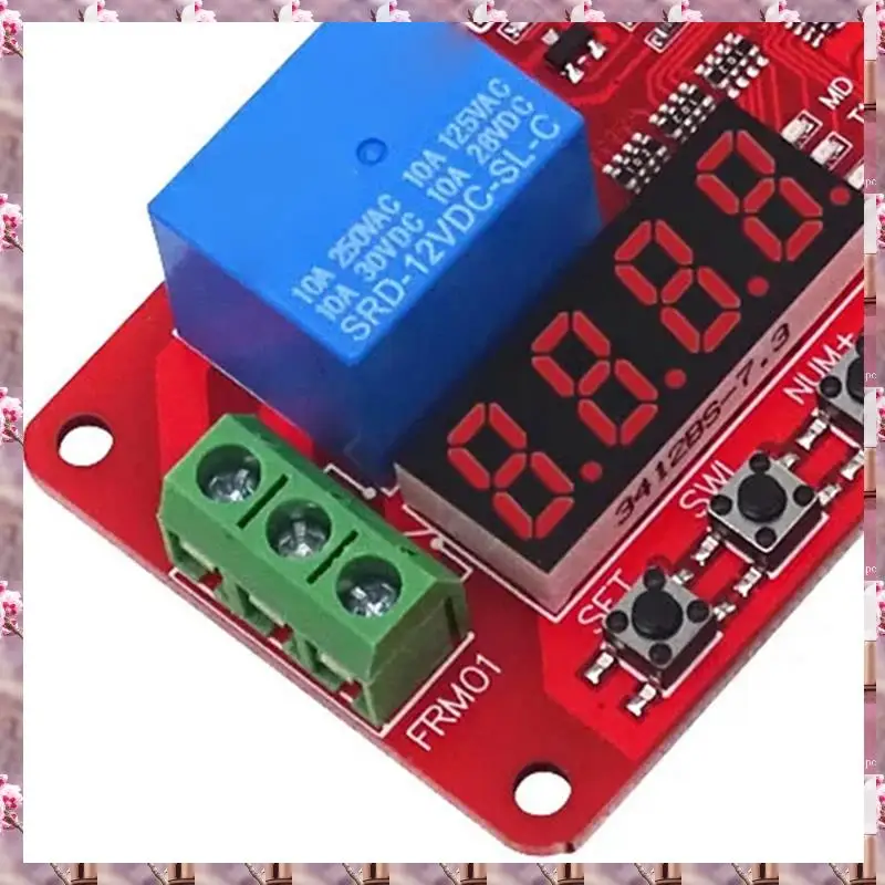 2025 DC 12V 1 Channel Relay Module FRM01 Multifunction Relay Loop Delay Timer Switch Self-Locking Timing Board,DC 12V 1 Channel