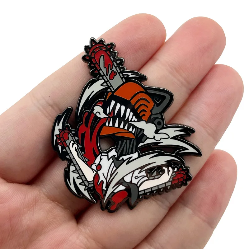 

New Anime Chainsaw Man Series Collection Brooch Hayakawa Aki Makima Power Denji Character Badge Boys and Girls Birthday Gifts