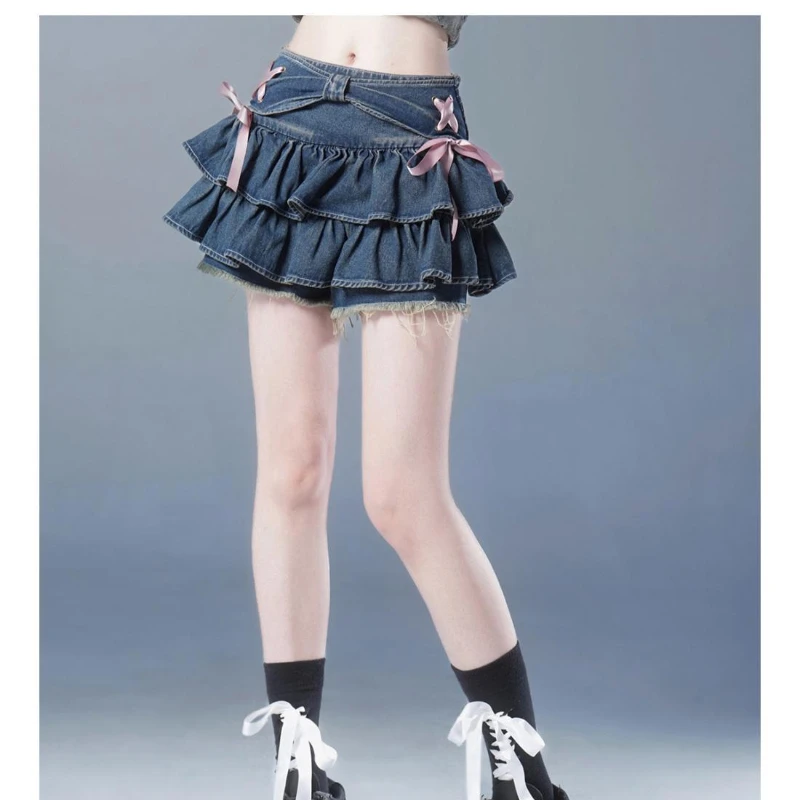 여성용 여름 고딕 스커트, 2000 년대 빈티지 미니 반바지, 록 고스 펑크 스커트, Y2k 스트리트웨어, Egirl Emo 스커트, 붕대 Alt