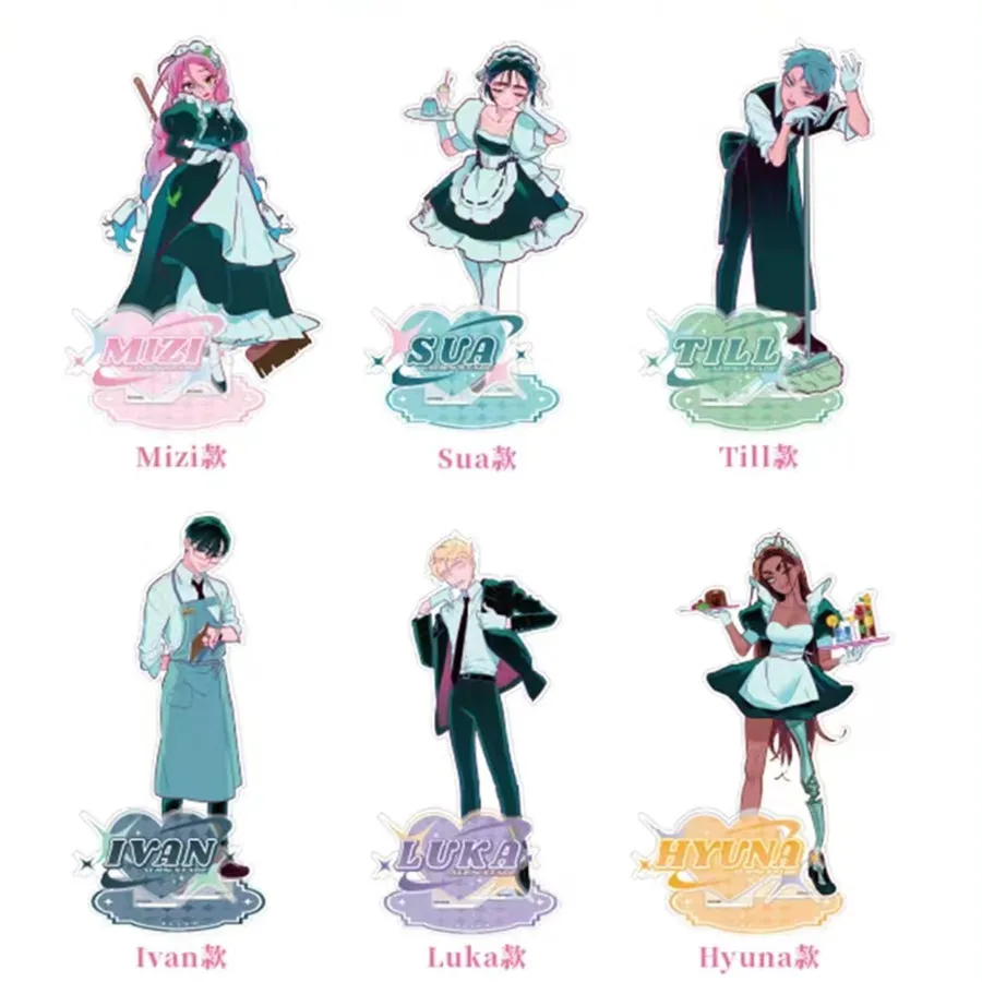 ALIEN STAGE Anime akrylowy stojak Sua Maid Figuur akcja peryferyjna rysunek modele dla dzieci zabawki ozdoby akcesoria ozdoby na biurko