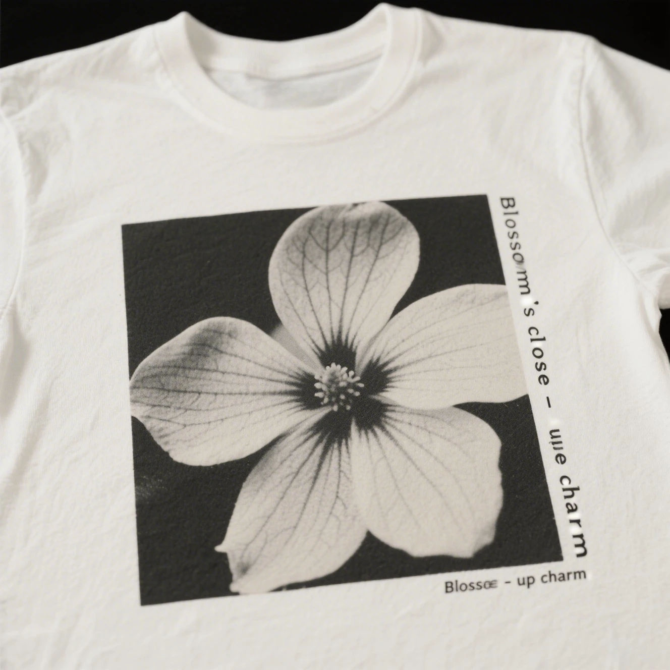 

Movie Flower Graphic Printing Summer Luxury Brand Cotton Men's and Women's T-Shirts Short Sleeves Trendy Fashion Clothing