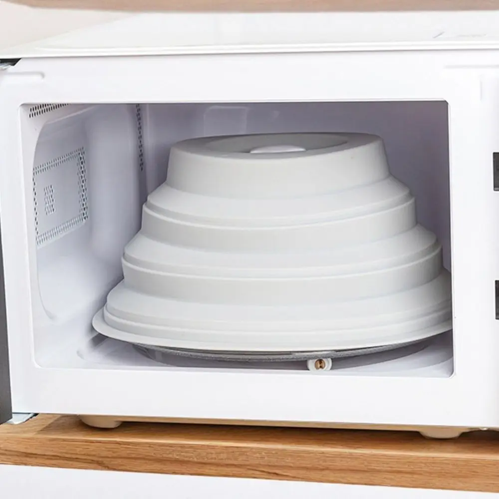 Silicone Magnetic Microwave Splatter Cover Splash-proof Cold/Heat Resistance Microwave Splash Guard Anti-scalding Handle
