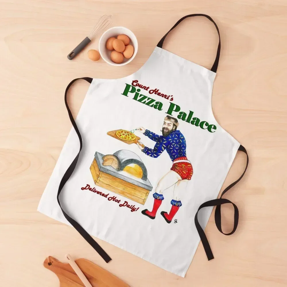 

Count Henri's Pizza Palace! Apron barber men Waiter Uniforms Hairdresser For Cooking Apron