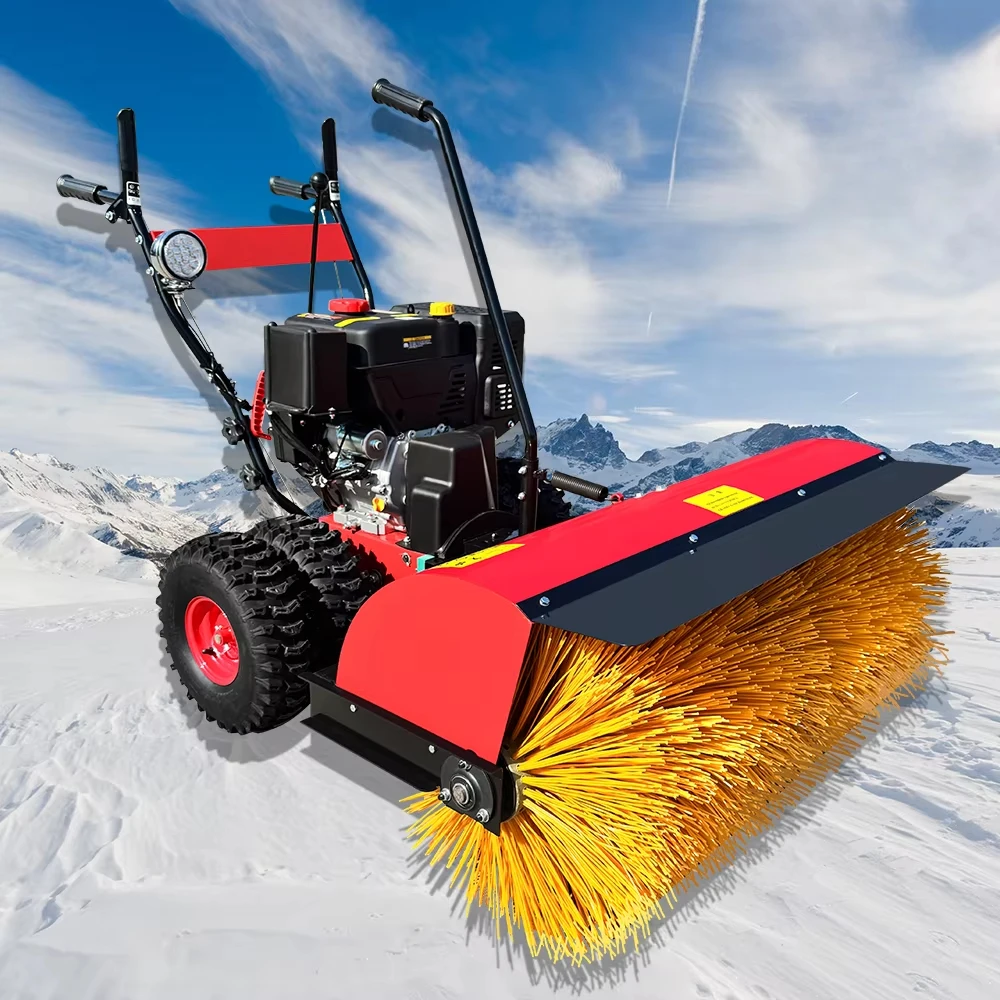for-CE Rotary Excavator Snow Sweeper Road Roller Brush 40V 12-Inch Cordless Electric Snow Shovel~