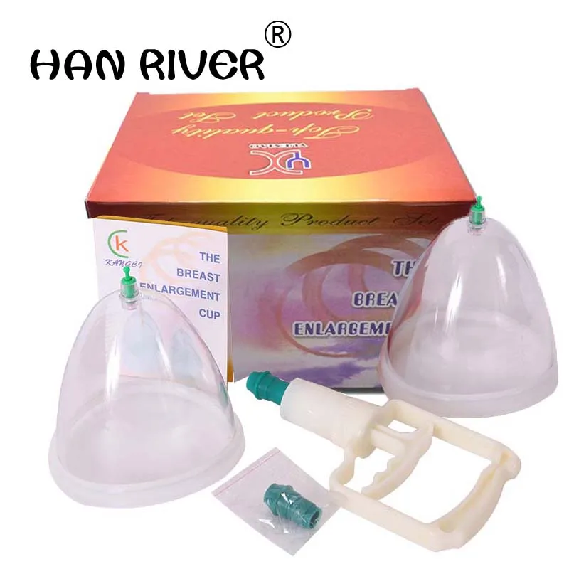 Healthy Breast Enlargement pump for lady Vacuum Cupping Body Massager chest Enhancement Cupping with suction pump therapy Size L