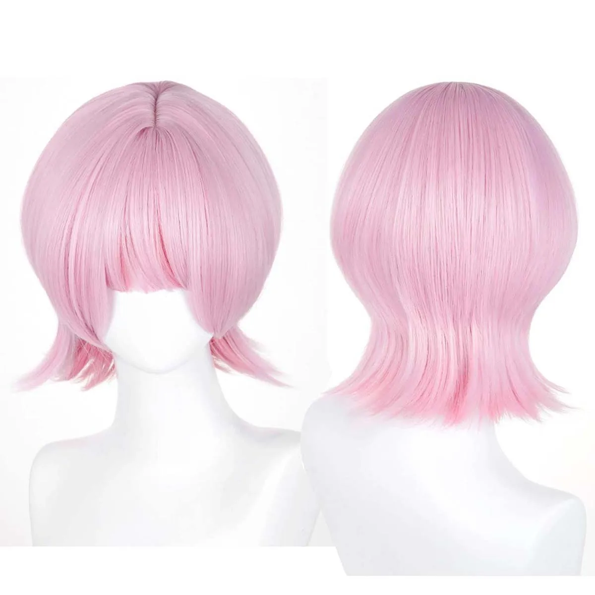Halloween Party Anime Polyurethane Panty Stocking Poly Urethane Poly Ester Cosplay Pink Purple Wig