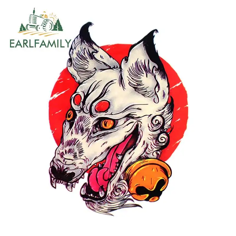 

EARLFAMILY 13 см X 9,4 см для Amaterasu японского аниме автомобильная наклейка индивидуальная наклейка на бампер защита двери автомобиля уличные знаки