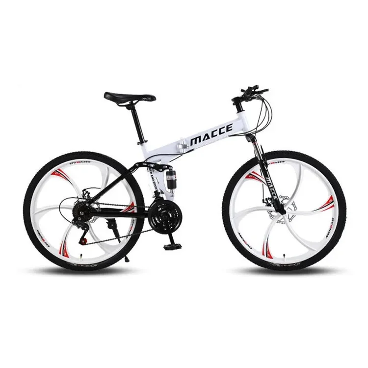 Mountain Bike 24 Speed With High Carbon Steel Frame 26 Inch Wheels Double Disc Brake Front Suspension Anti-Slip Bikes