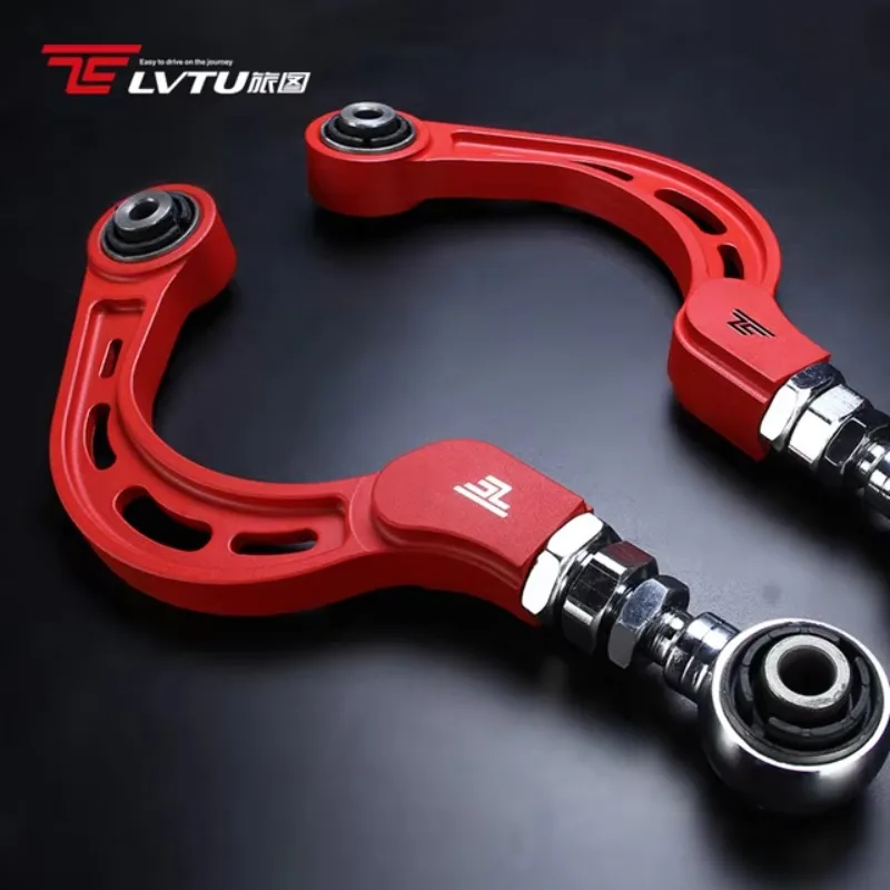TRACTION ROD RED For Volkswagen Sagitar Magotan Touran Tiguan CC Passat REAR ADJUSTABLE CAMBER CONTROL ARM KIT SUSPENSION