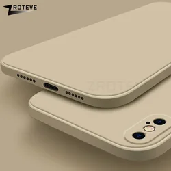 For iPhonex Case ZROTEVE Silky Liquid Silicone Soft Cover For iPhone X XR XS Max 10 8 7 6 Plus SE 2 3 2020 2022 iPhone10 Cases