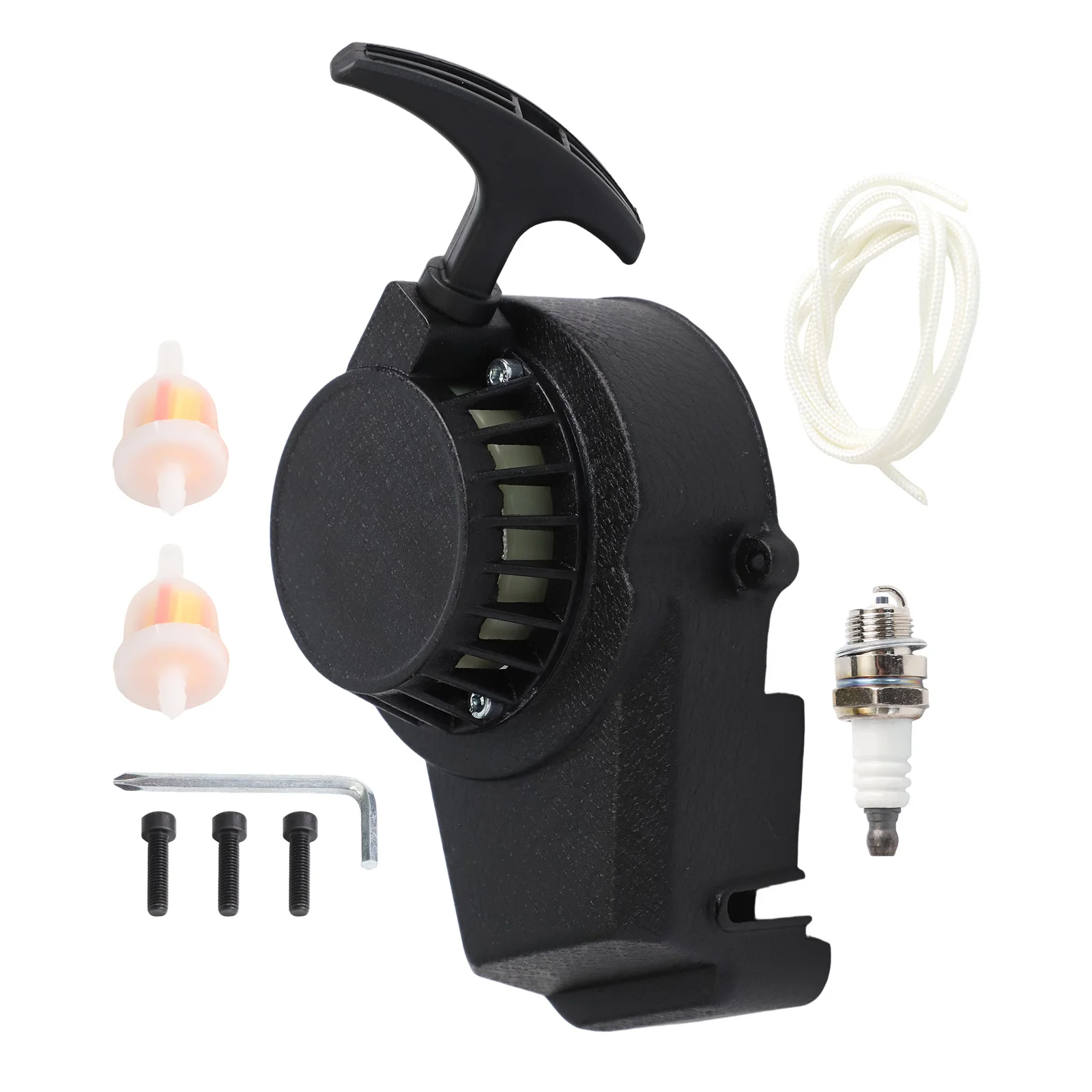 

Newest Sale Recoil Starter Pull Starter For 43cc 47cc 49cc 2-Stroke Engine For Syx For 50cc Recoil Starter Pull Starter