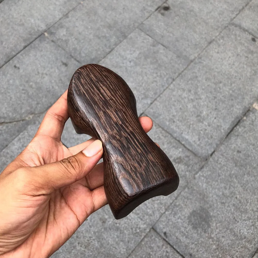 

Wooden Neck Shoulder Massager Handheld Wood Body Massager for Facial Blood Circulation Enhances Complexion Gift for Friends