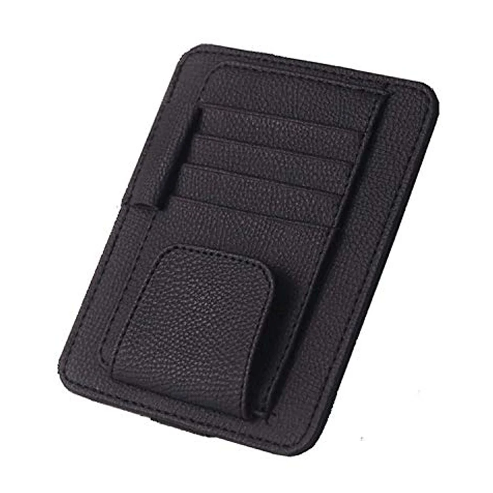 

Multifunctional Usage Car Sun Visor Glasses Clip Card Organizer Glasses IC Cards Storage Bag X Cm Glasses Clip