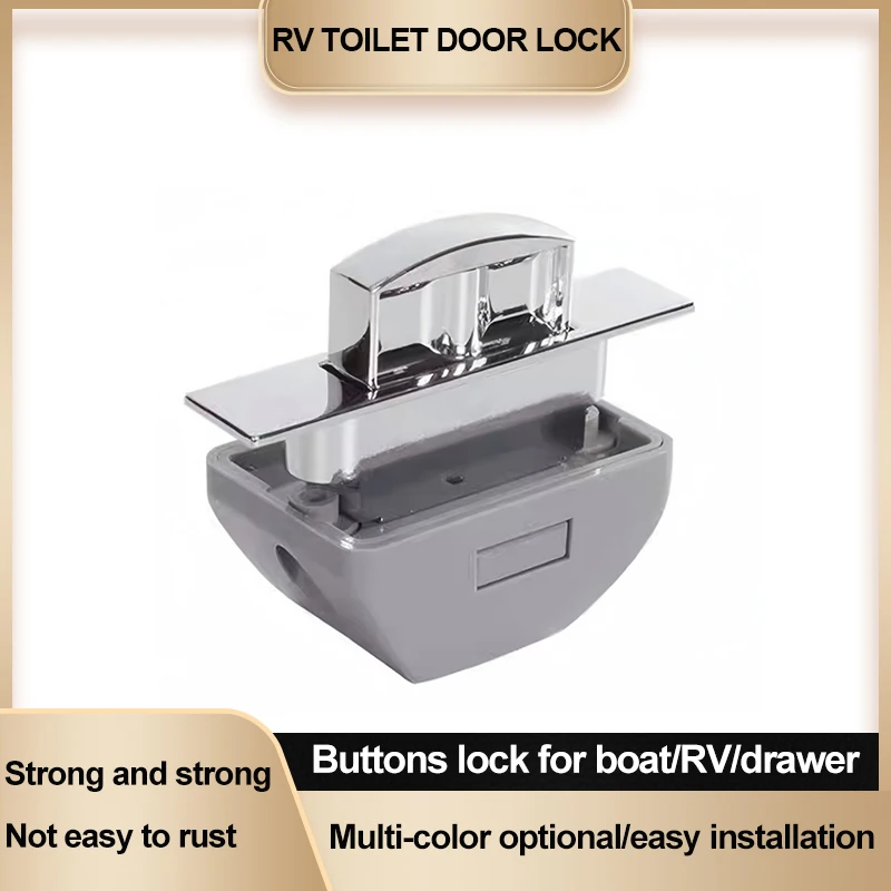 

Pop Up Push Button Cabinet Lock No Hand Pull Design For RV Yacht Caravan Trailer Modified Vehicle Door Lock