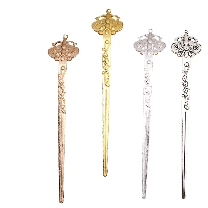BoYuTe Alloy Hair Stick Hairpin Materials Factory Supply DIY Hair Jewelry Accessories and Components Wholesale