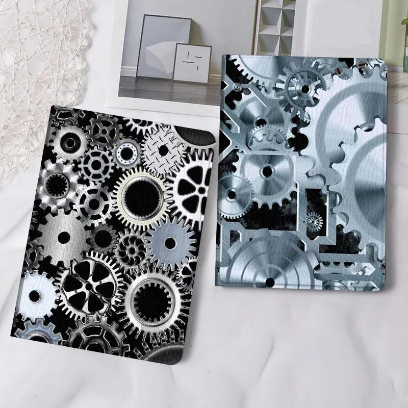 

Metal Gear Mechanical Parts Tablet Case For Samsung Tab Galaxy S6 S11 A A7 A8 A9 A11 10.1 10.4 10.5 Plus Lite Gift