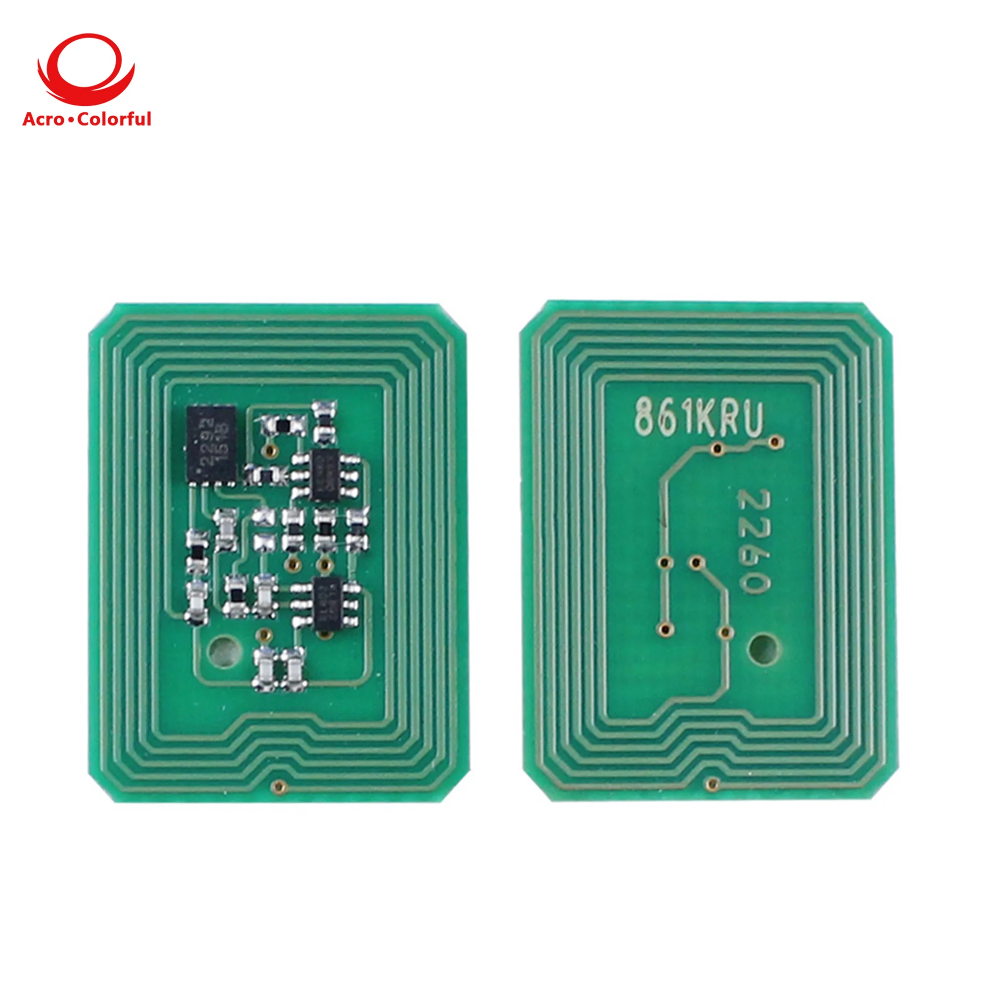 MC861 851 44059168 44059172 44059256 44059264 Compatible Toner Chip for OKI MC851 MC861 MFP Printer Cartridge Chip EUR RUSSIA