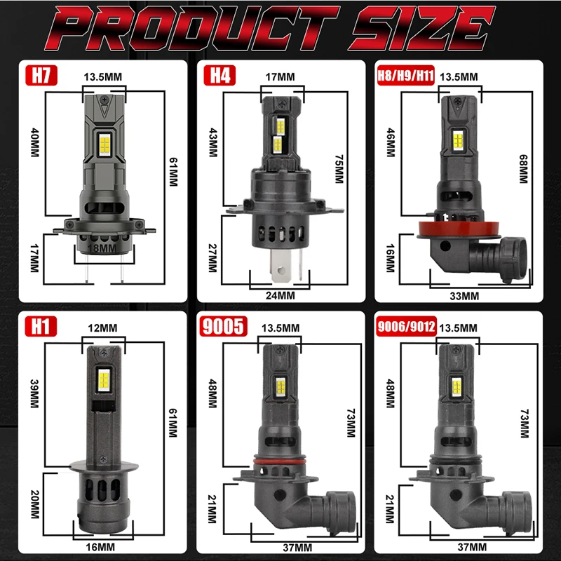 

Светодиодные фары Dualvision H4 800W, H7 LED Canbus, 9005, 9006, H11, H1, автомобильные лампы, противотуманные фары, 6000K, 12V, 24V, белый свет