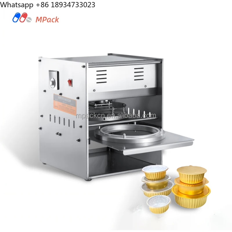 

Полуавтоматическая машина для термосварки чашек и банок для упаковки пищевых коробок на вынос